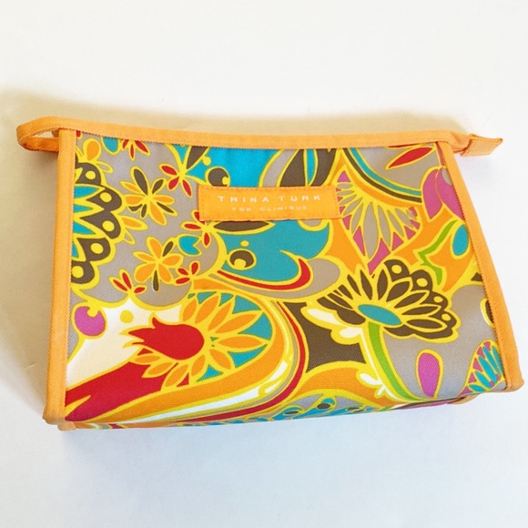 Trina Turk Handbags - Trina Turk for Clinique Tropical Print Makeup Bag